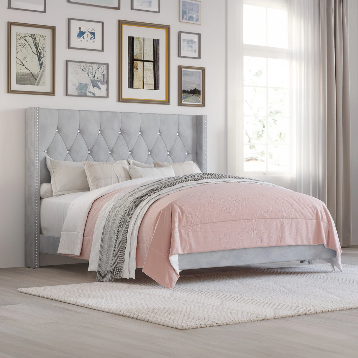 Huxley 6/6 Ek Hb, Fb And Slats-Gray