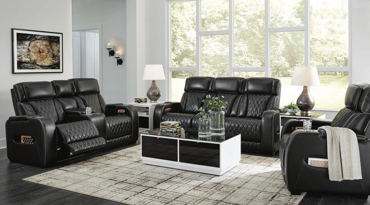 Boyington Power Reclining Sofa, Loveseat and Recliner