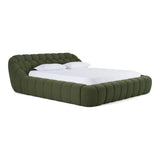 Yolonda - Modern Green Fabric Bed