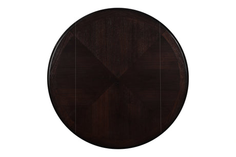 Gia 3 Pc 42" Drop Leaf Dining Table & 2 Chairs-Ebony