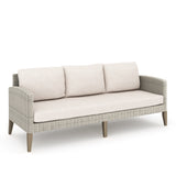 Carezza 5 Pc Set - Sofa, 2 Club Chairs, 2 Stools- Taupe