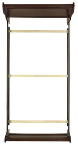 Elements International Louis Philippe Twin Panel Bed in Cherry