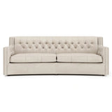 Candace Leather Sofa Without Pillows & Nails