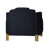 Empire Lighted Chair-Black