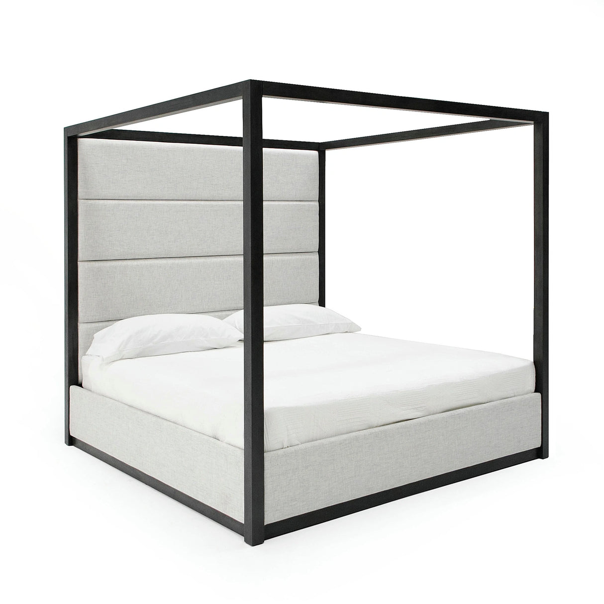 Manhattan- Contemporary Canopy Grey Bedroom Set