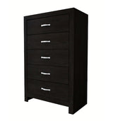 Crown Mark Furniture Jaylen 5 Drawer Chest in Black image