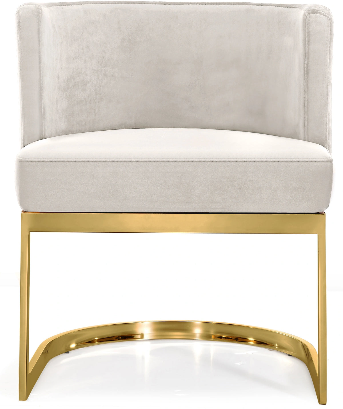 Gianna Cream Velvet Dining Chair