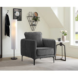 Rae Chair in Lavish 152 Grey Velvet