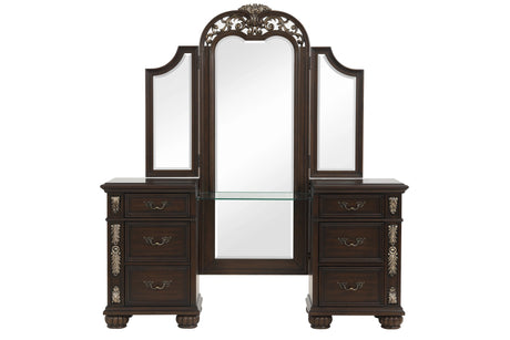 Maximus Vanity Table-Madeira