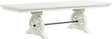 Elements International Stone Dining Table in White DST700DTC image