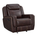 Panther Living Room Set in Neono Brown