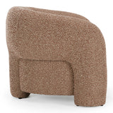 Bates - Modern Brick Fabric Accent Chair + Ottoman