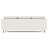 Dakota Leather-Fabric Sofa Without Pillows