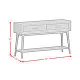 Santa Barbara Sofa Table in Walnut