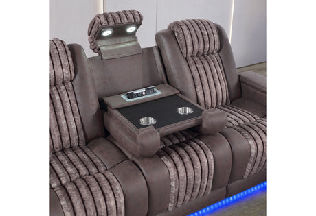 U8000 Pwr Rec Sofa/Pwr Console Rec Loveseat with PHR