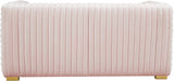 Ravish Pink Velvet Loveseat
