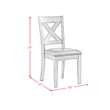 Alex 3PC Dining Set with Drop Leaf Table in Espresso