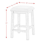 Caesar Occasional Bar Table Single Pack (Table + Three Stools)