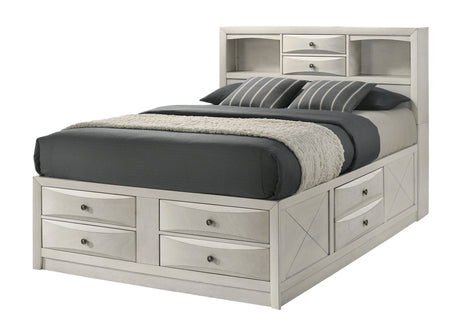 Emily Queen Bed White image