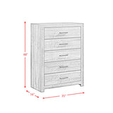 Bailey Bookcase Panel Bedroom Set with Bluetooth