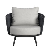 Bali Chairs with Olefin Grey in Dark Grey (2 Per Carton)
