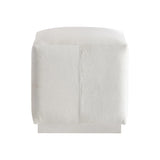 Aspen Leather Ottoman