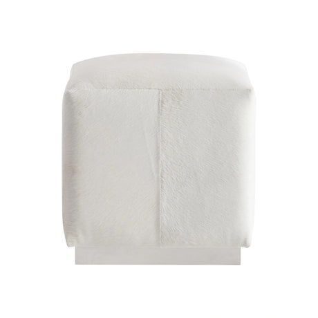 Aspen Leather Ottoman