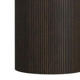 Sylvie Round End Table with White Faux Marble Top and Base