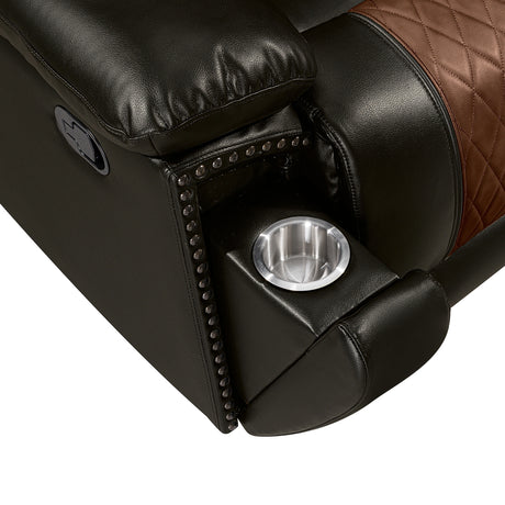 Nikko Glider Recliner-Brown