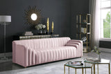 Naya Pink Velvet Sofa
