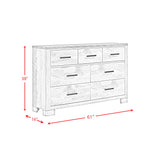 Millers Cove Dresser Two-Tone Grey (Sturdy)