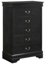 Elements International Louis Philippe Chest in Black image