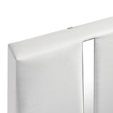 Europa 5/0 Q Headboard, Footboard & Slats-White