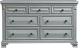 Elements International Calloway Grey Dresser in Grey image