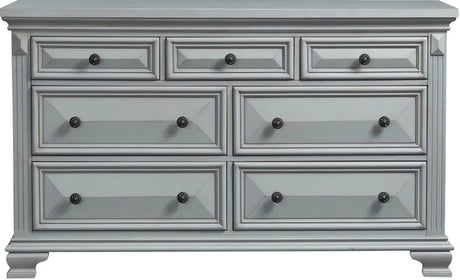Elements International Calloway Grey Dresser in Grey image