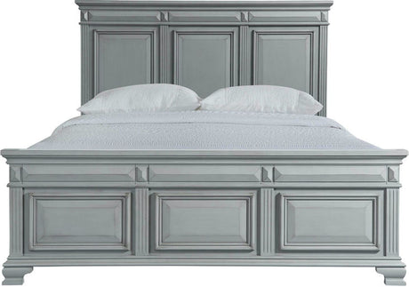 Elements International Calloway Grey King Panel Bed in Grey CY300KB image