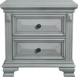 Elements International Calloway Grey Nightstand in Grey image