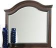 Elements International Cameron Mirror in Dark Cherry image