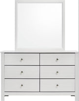 Elements International Catalina Youth Mirror in White