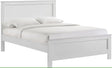 Elements International Catalina Youth Twin Panel Bed in White image