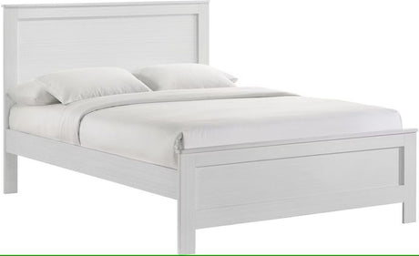 Elements International Catalina Youth Twin Panel Bed in White image