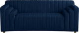 Naya Navy Velvet Loveseat