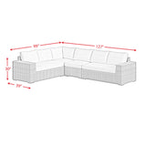 Carmona 4PC Conversion Set in Natural and Olefin Beige