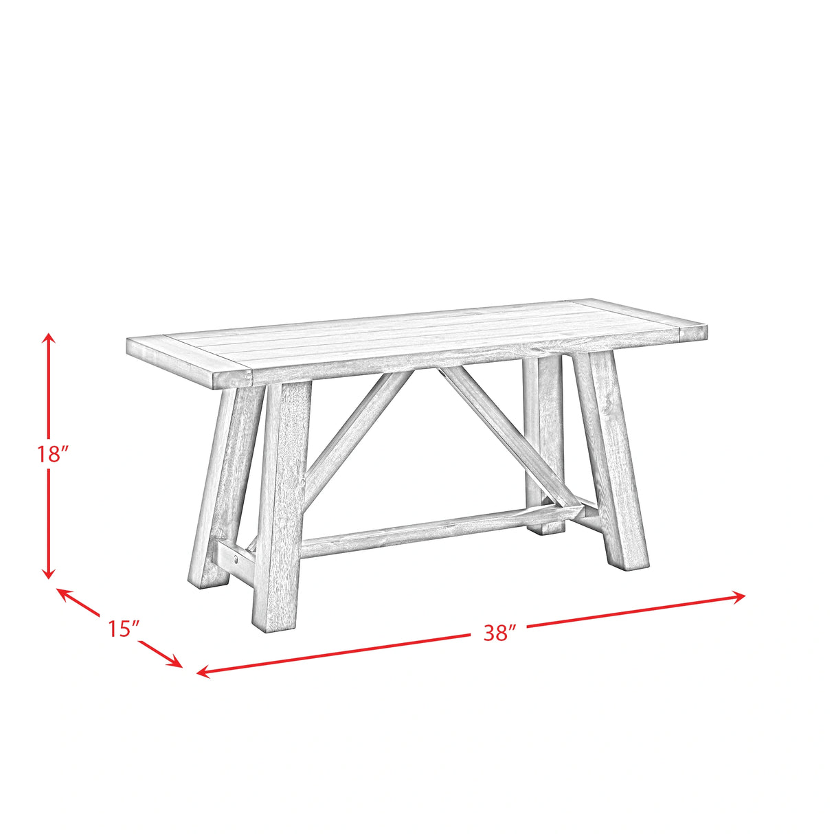 Renegade 64"" 6pc Dining Set(Kd)