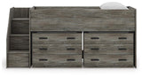 Frandern Loft Bed with Drawer Storage