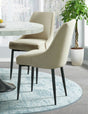 Elements International Celeste Side Chair (Set of 2) in Cream image