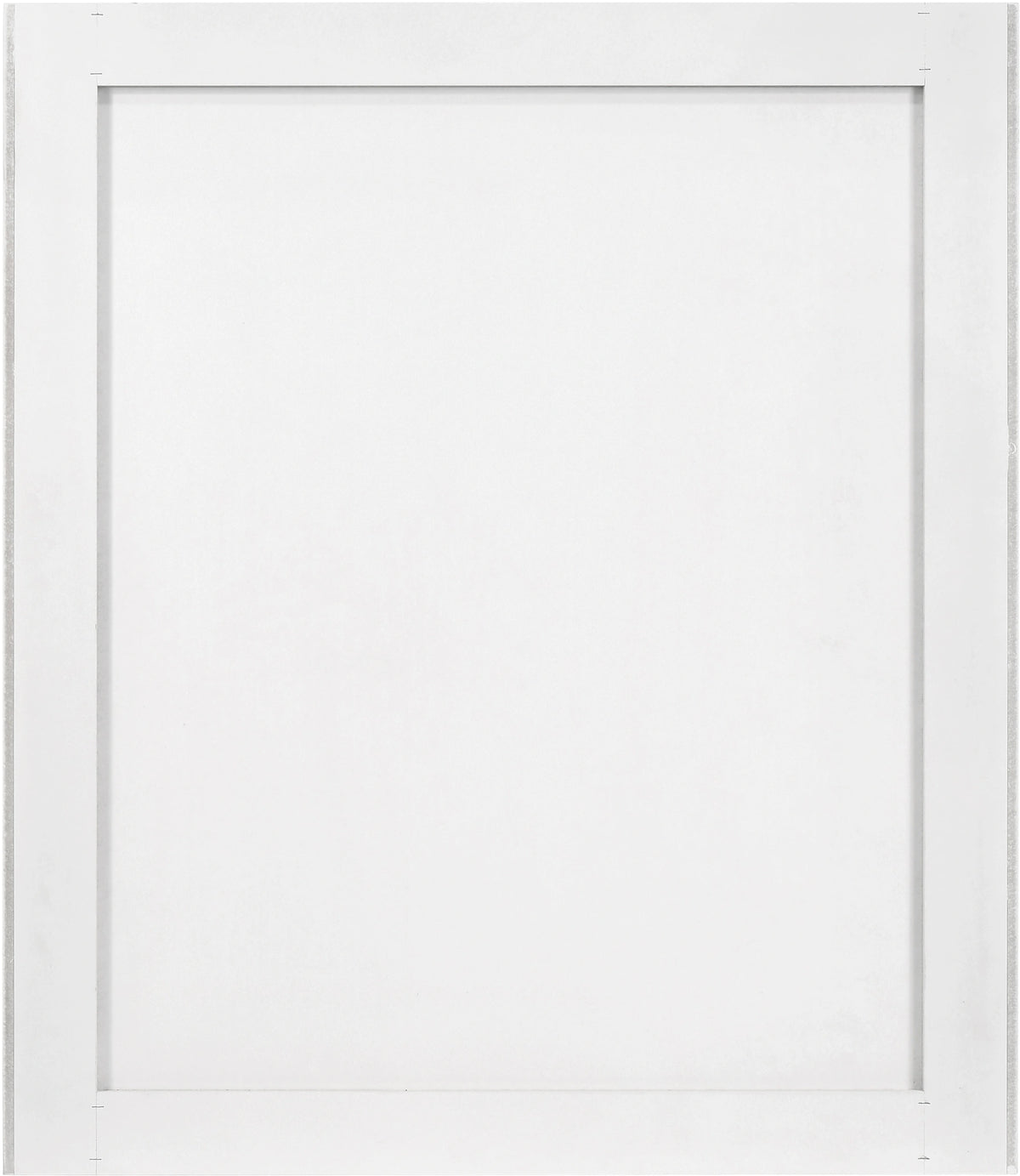 Modernist White Gloss Mirror