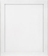 Modernist White Gloss Mirror