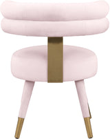 Fitzroy Pink Velvet Dining Chair