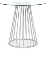 Gio Chrome Counter Height Table